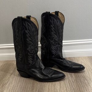 Dan Post Black Western Boots